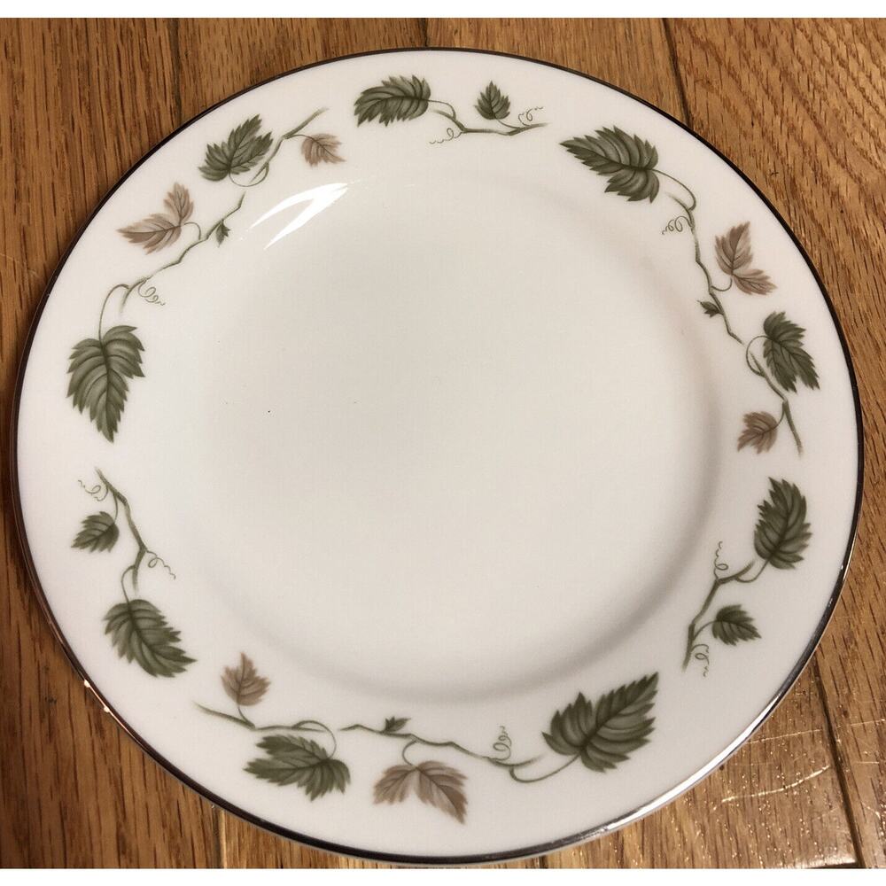Noritake VINEYARD #6449 - BREAD AND BUTTER PLATE - platinum‎ trim